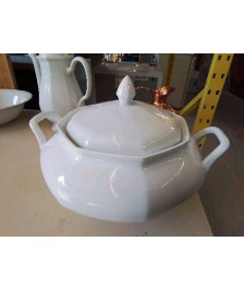 SAUCIÈRE EN PORCELAINE BLANCHE 