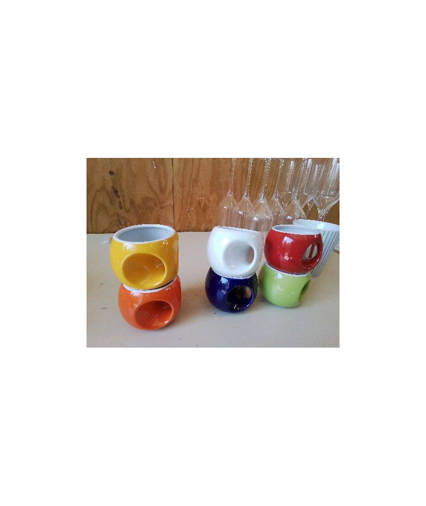 LOT DE 6 TASSES À CAFÉ PRADEL 