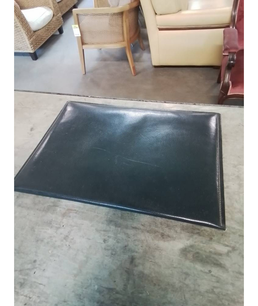 SOUS MAIN CUIR VERT