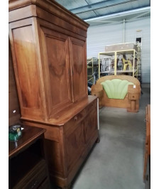 BUFFET  2 CORPS LOUIS PHILIPPE 4 PORTES BOIS CLAIR 2 TIROIRS 