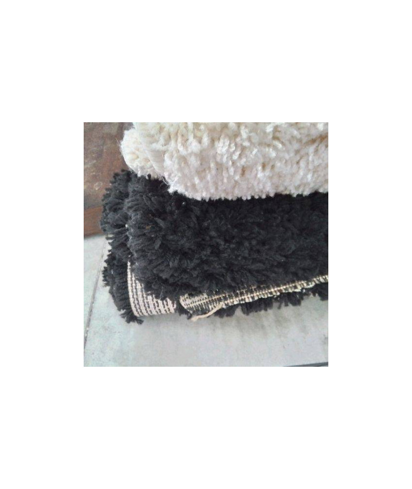 TAPIS NOIR BOUCLETTE