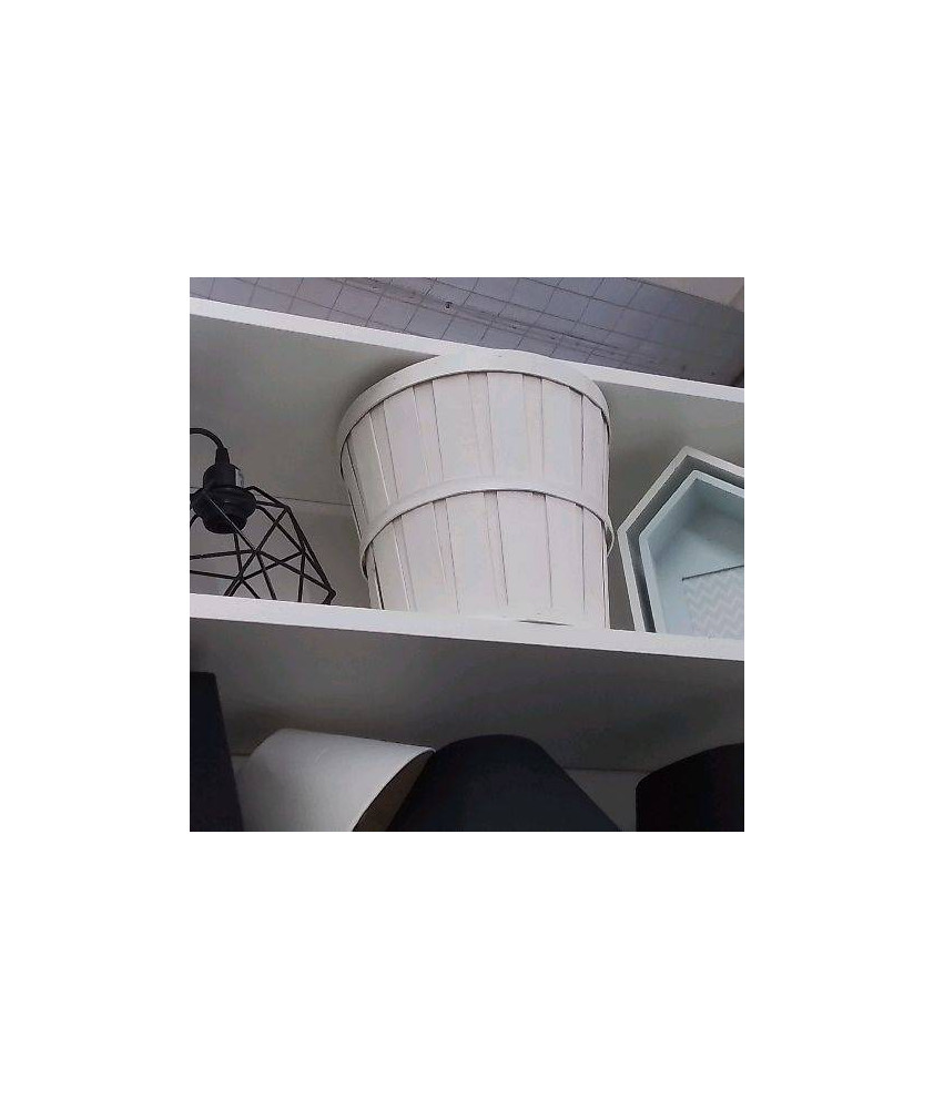  CACHE POT BOIS BLANC LATTES 
