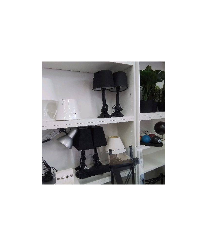 LAMPE CHEVET NOIR