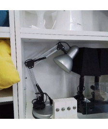 LAMPE BUREAU ARTICULEE GRISE 