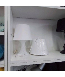 LAMPE CHEVET BLANCHE CHAMPIGNON