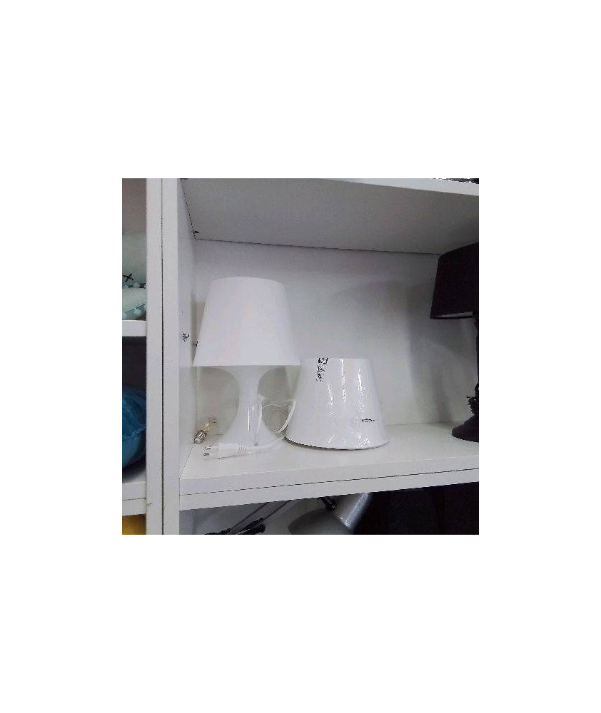 LAMPE CHEVET BLANCHE CHAMPIGNON