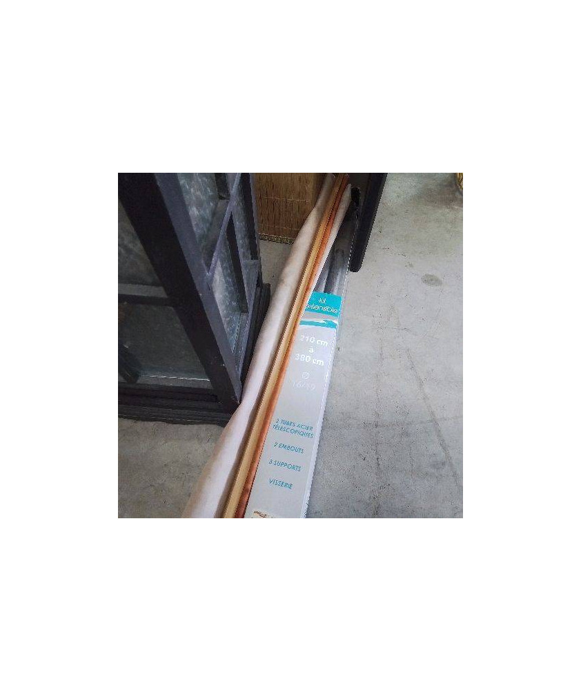 TRES GRANDE TRINGLE EXTENSIBLE 210 A 380 CM DIAMETRE 16/19 TRES GRANDE TRINGLE EXTENSIBLE 210 A 380 CM DIAMETRE 16/19