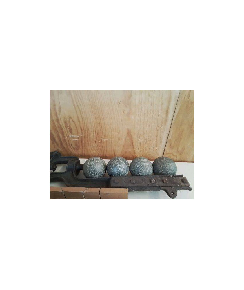LOT DE 4 BOULE DE PETANQUE 