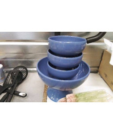 SERVICE A SALADE DE FRUITS BLEU 