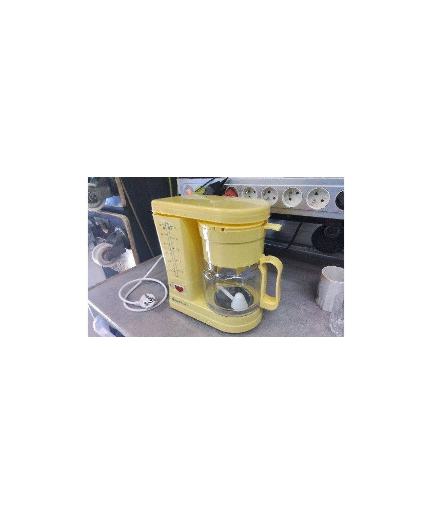 CAFETIERE ELECTRIQUE JAUNE 