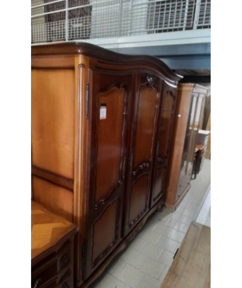 ARMOIRE 3P MERISIER