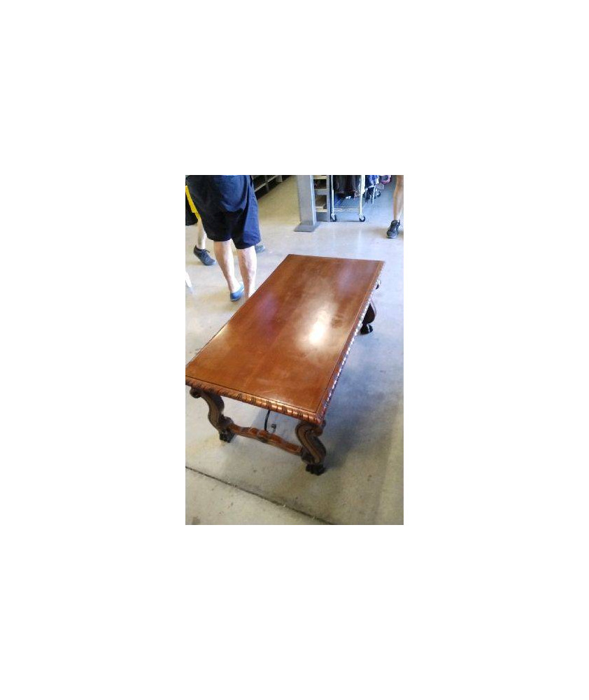 TABLE BASSE BOIS METAL 
