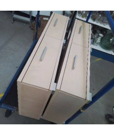 CAISSON 2 TIROIRS CLAIR