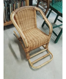 ROCKING CHAIR ENFANT ROTIN ET VANNERIE 