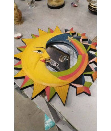 MIROIR BOIS LUNE