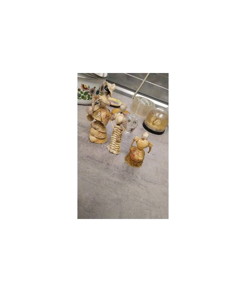 BIBELOTS COQUILLAGES X3