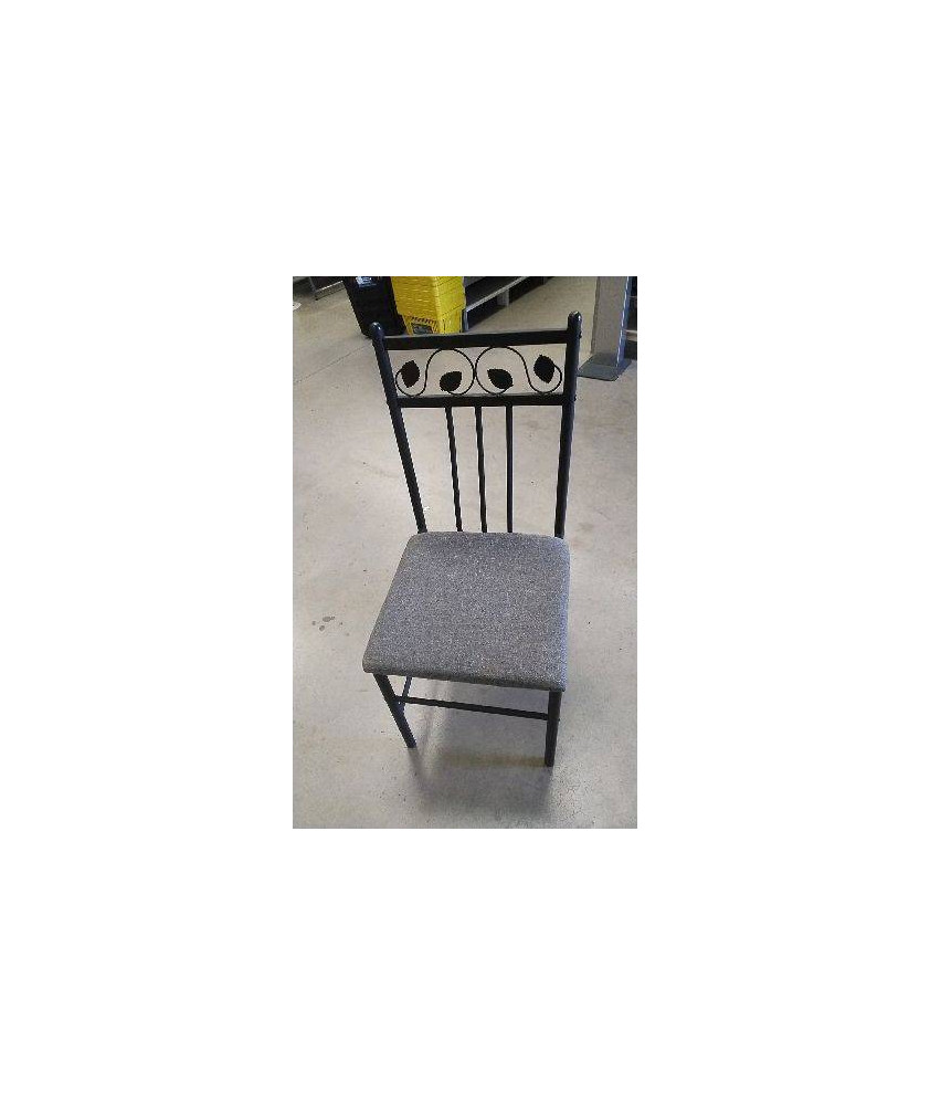 CHAISE METAL TISSU