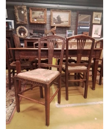CHAISES LOT DE 6 EN L’ETAT 
