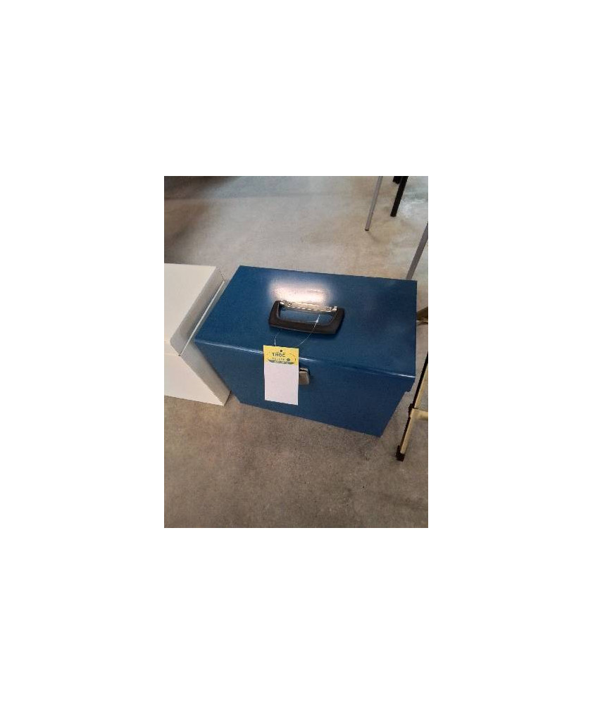 COFFRET MÉTALLIQUE BLEU