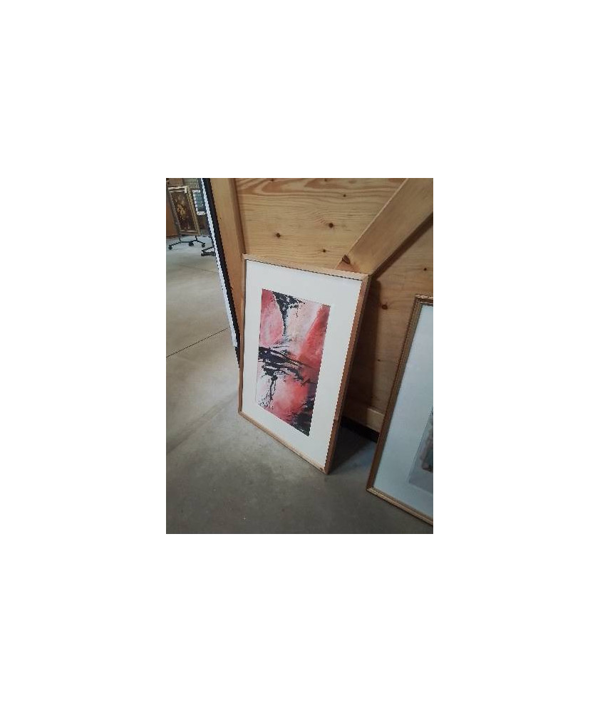 AQUARELLE COMPOSITION ABSTRAITE ALE METAYER