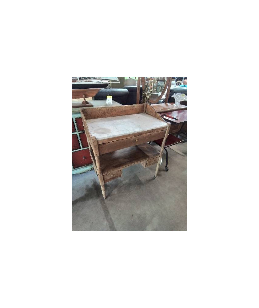 TABLE DE TOILETTE LOUIS PHILIPPE BOIS CLAIR 3 TIROIRS DESSUS MARBRE BLANC TABLE DE TOILETTE LOUIS PHILIPPE BOIS CLAIR 3 TIROIRS DESSUS MARBRE BLANC