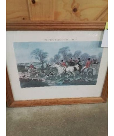GRAVURE CHASSE A COUR D’APRES J.HARRIS