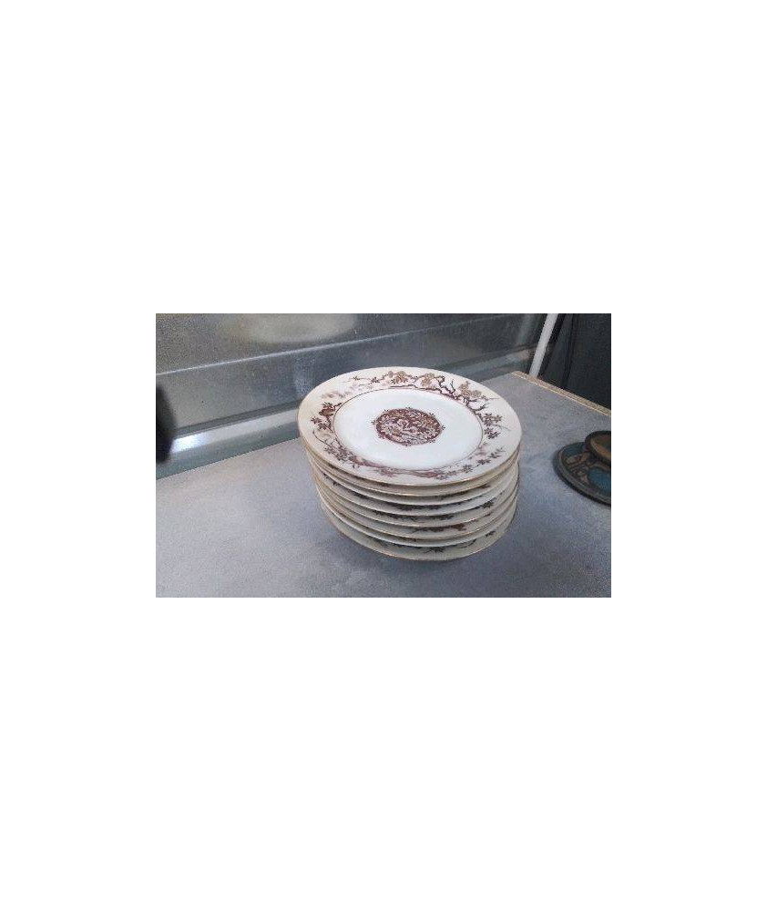 ASSIETTES A DESSERT HAVILAND 