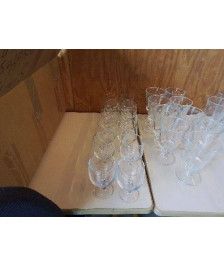 LOT DE 6 VERRES À PIED 