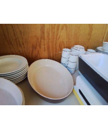 PLAT À FOUR OVALE 
