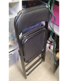 CHAISE PLIANTE NOIRE 