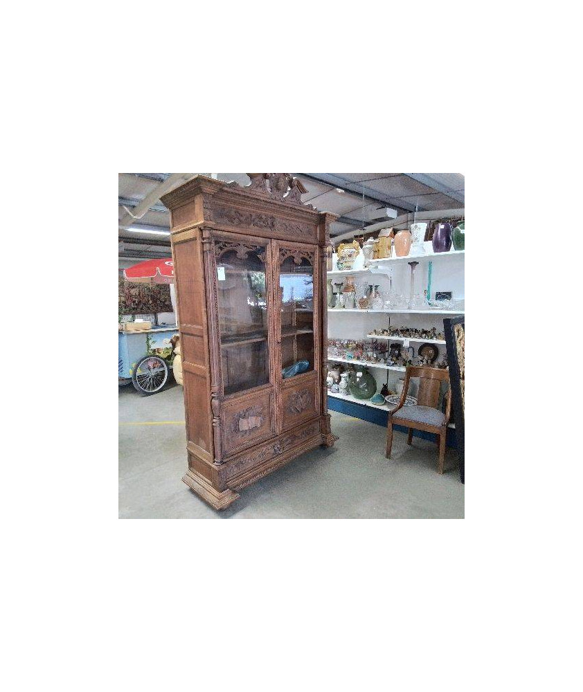 ARMOIRE 2P 1T HENRI II 