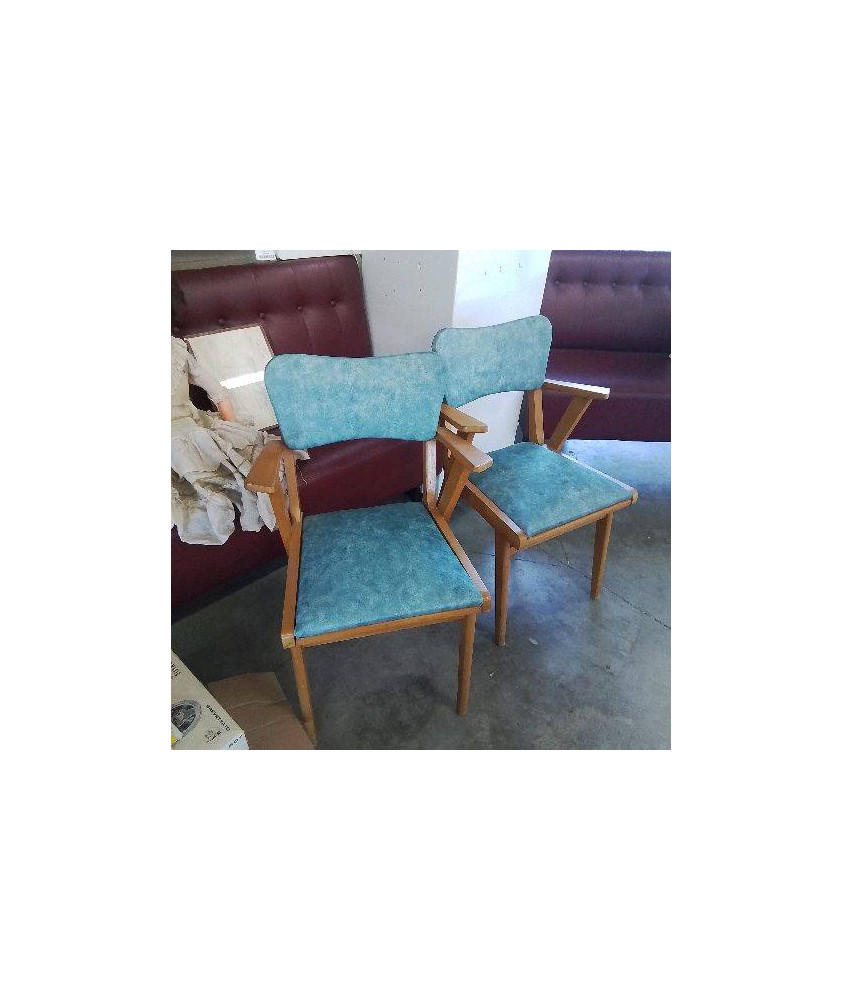 PAIRE DE FAUTEUILS VINTAGE
