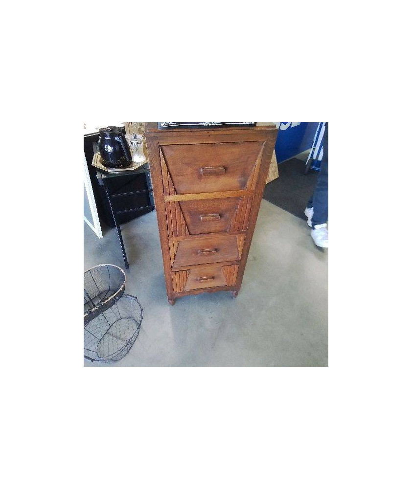 MEUBLE VINTAGE 4 TIROIRS 