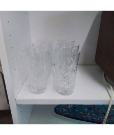 6 VERRES CRISTAL BOHEME 