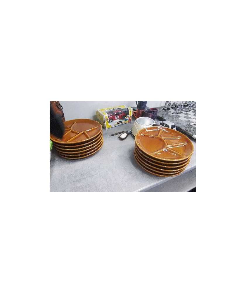 ASSIETTES A FONDUE ST AMAND X6 
