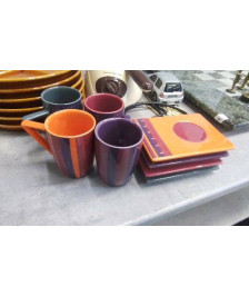 TASSES COULEUR X4 