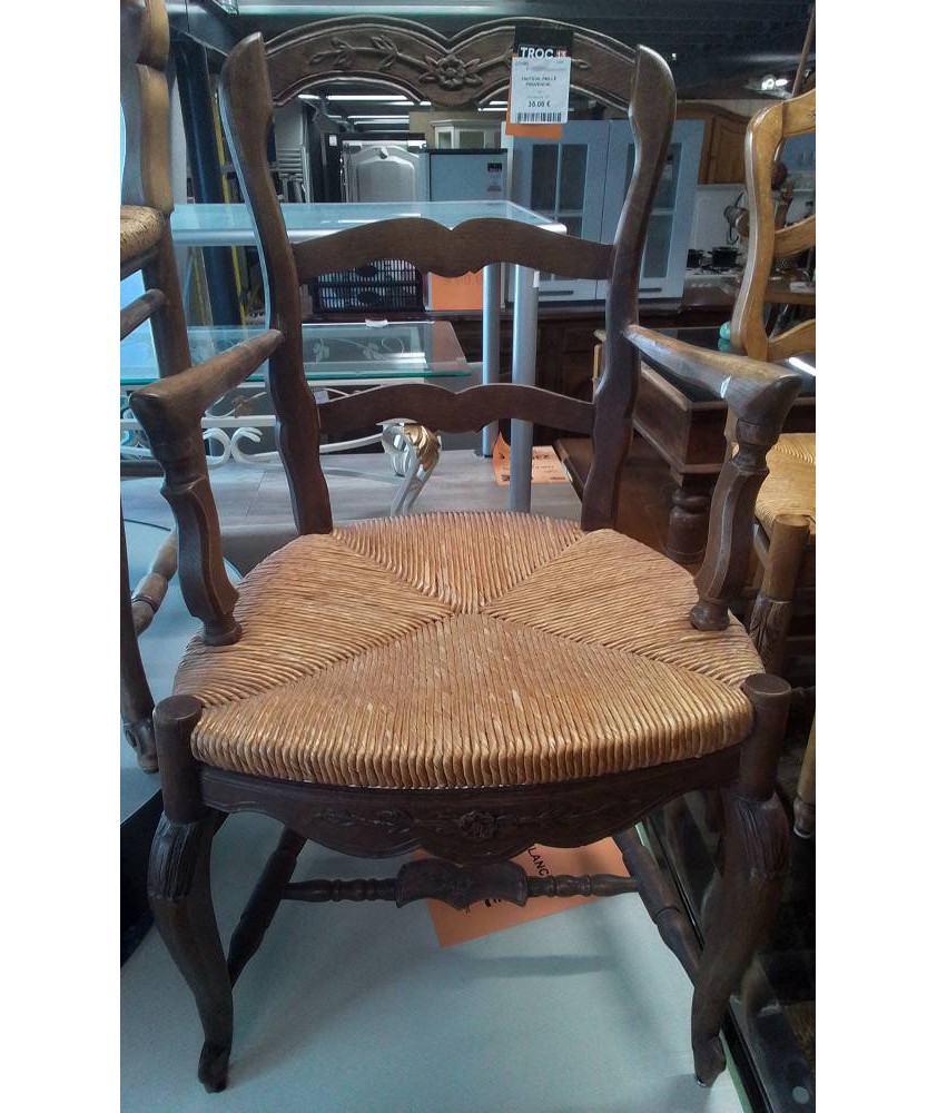FAUTEUIL PAILLE PROVENCAL