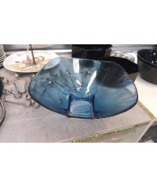 SALADIER VERRE BLEU