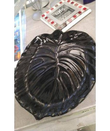 PLAT FEUILLES NOIR