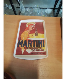 PLATEAU DE SERVICE MARTINI VERMOUTH TORINO AGENT FESSY PARIS 