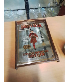 PLATEAU DE SERVICE MIROIR BEEFEATER LONDON DISTILLED DRY GIN