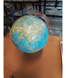 GLOBE TERRESTRE LUMINEUX ANNÉES 8O