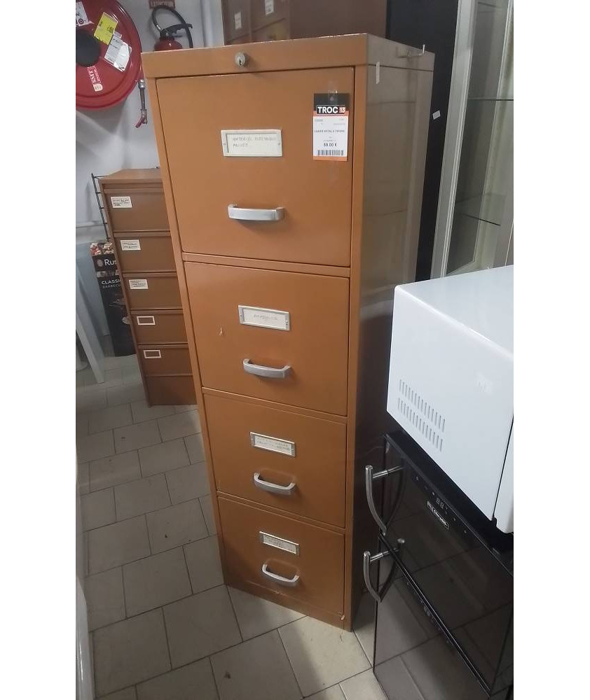 CASIER METAL 4 TIROIRS