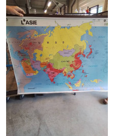 PLANISPHÈRE L\'ASIE EDITION MDI 1991