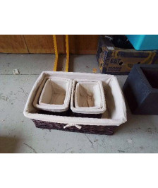 LOT DE 5 PANIERS