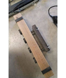 PLAFONNIER BOIS METAL 