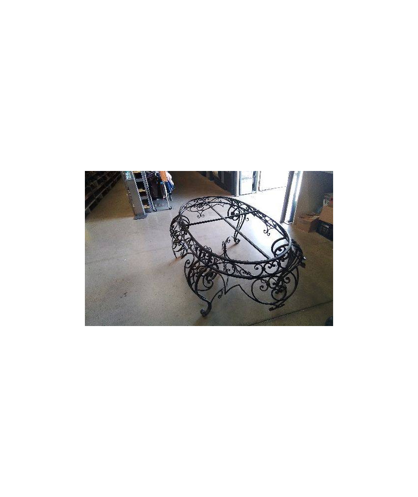 PIED DE TABLE FER FORGE 150X80
