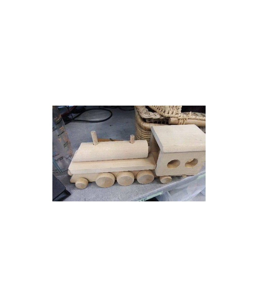 DECO TRAIN BOIS EN LETAT 