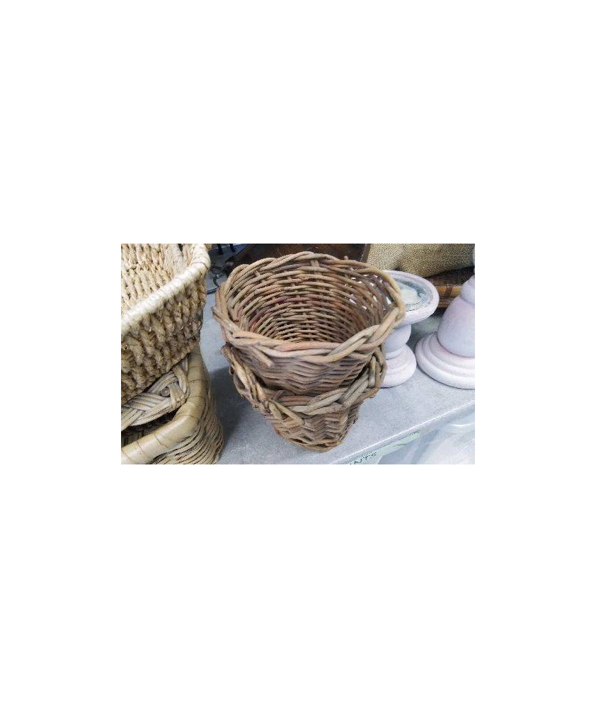 CACHE POT OSIER X2
