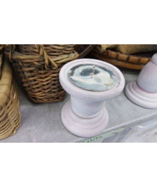 PORTE BOUGIE ROSE PM